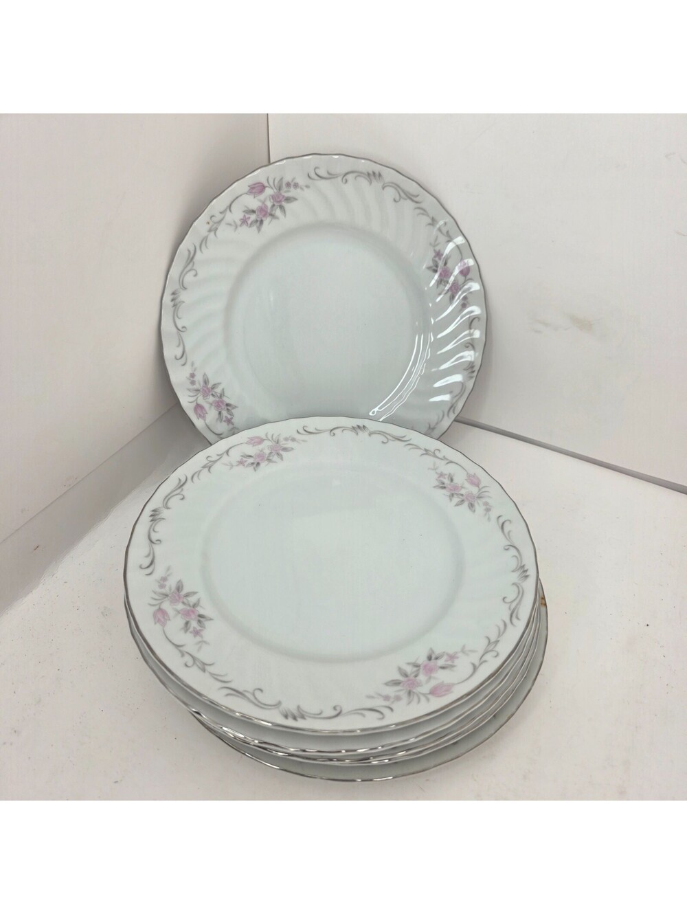 Vintage Gold Standard Genuine Porcelain China 7.5'' Salad Plates Set of 6 Japan